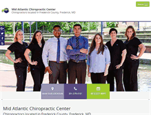 Tablet Screenshot of midatlanticclinic.com